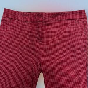 THE LIMITED Women’s 2 Red Black Check Pant